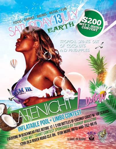 Wet Tshirt Contest Flyer