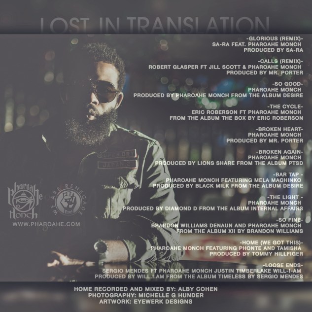Pharoahe Monch Lost in Translation back cover