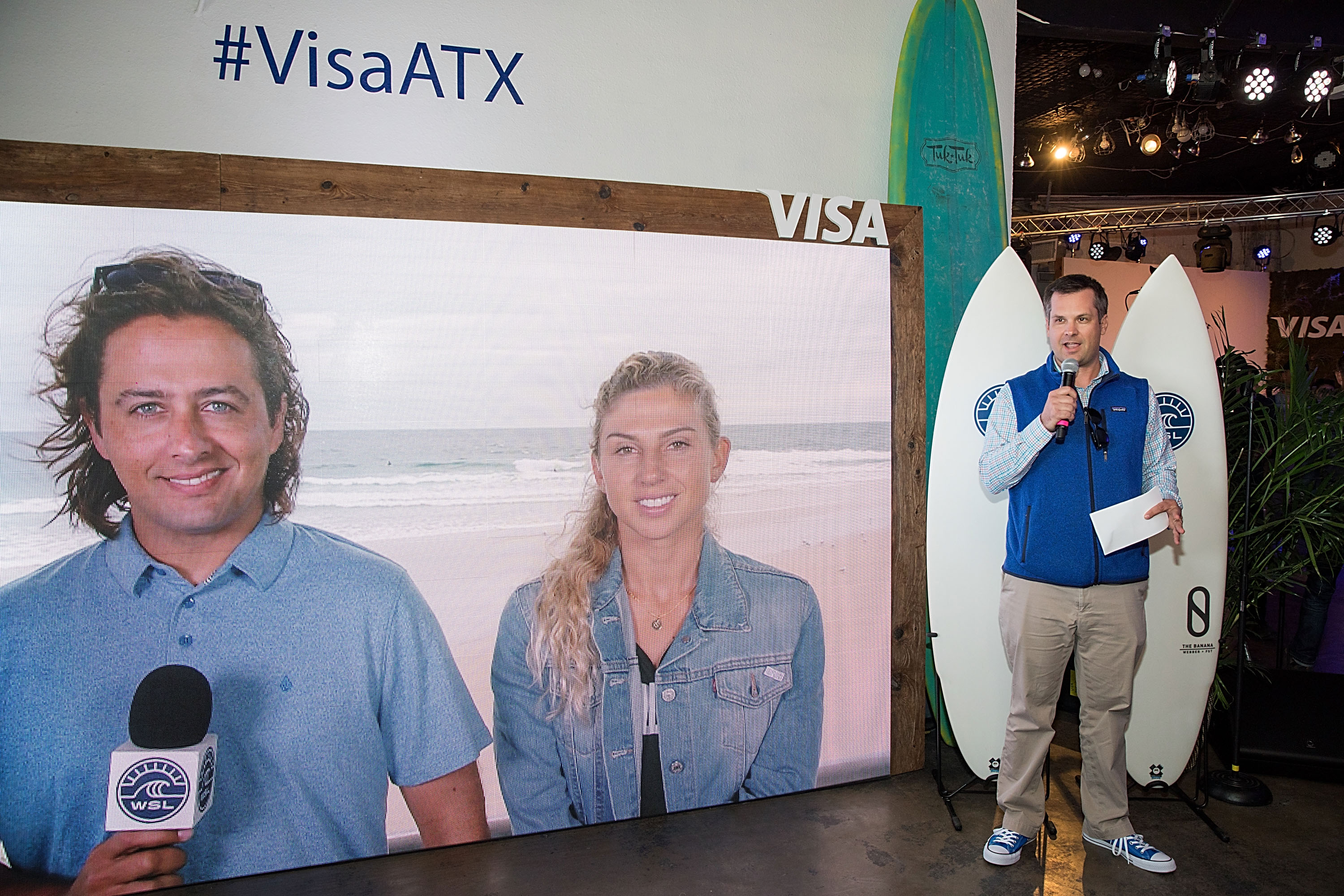 Surf Speakeasy Event at the Visa Everywhere Lounge